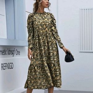 NEW Snakeskin Print Dress